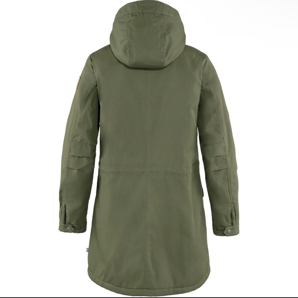 Fjallraven Greenland Winter Parka Women's Winter Jacket, Laurel Green Size S - Picture 2 of 2